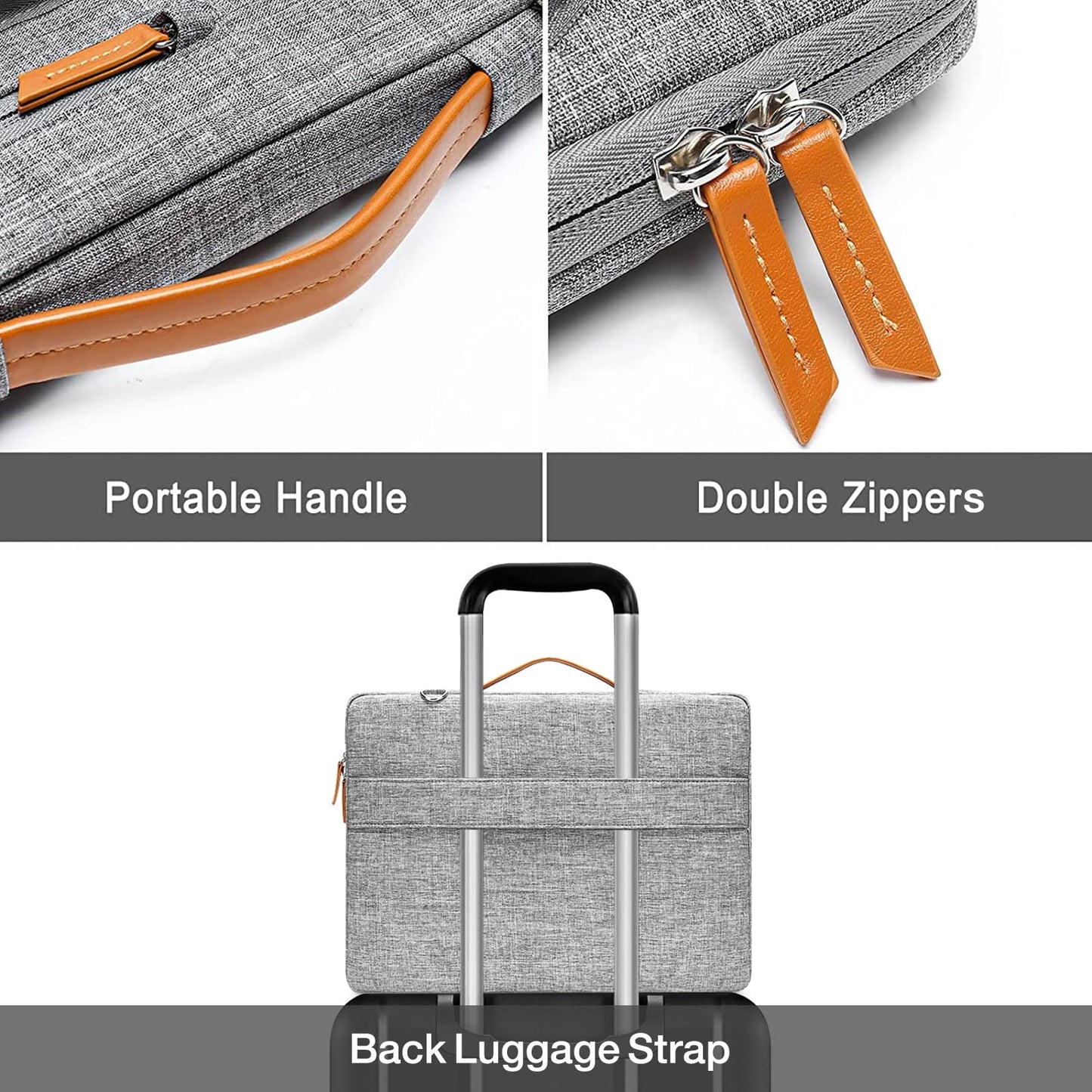MOSISO 360 Protective Laptop Shoulder Bag, 14 inch Computer Bags