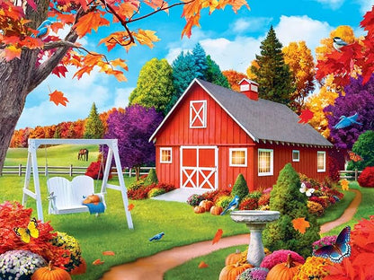 Masterpieces 300 Piece EZ Grip Jigsaw Puzzle - Harvest Breeze - 18"x24"