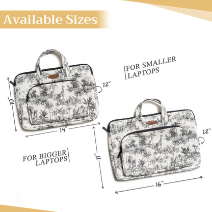 Maison d' Hermine Laptop Bag with Front Pocket Upto 15.5 inch Laptop Tablet