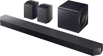 Samsung Q990F 11.1.4ch Q Series Subwoofer + Rear Speaker, Wireless Dolby Atmos, Q-Symphony, Game Mode Pro, Adaptive Sound (HW-Q990F, 2025)