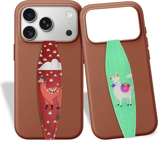Switchbands Aesthetic Animal Phone Grip Strap – Reversible Elastic Strap, Adhesive-Free, Ergonomic Hand Support, Arthritis Friendly, Wireless Charging Compatible, Universal Fit – Como se Llama