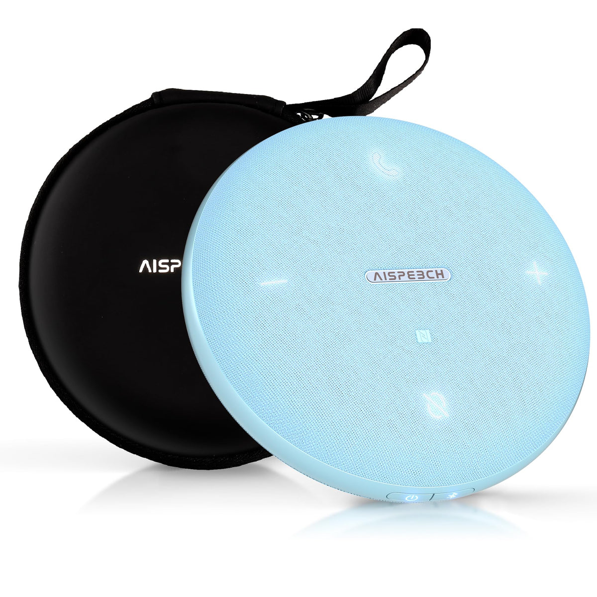 Conference Speaker and Microphone for Online Meetings and Remote Work, Gray