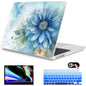 Mektron for 2026 MacBook Air 13-inch M5 Laptop Case A3449 with 13.6-inch Liquid Retina Display Fits 2025 A3240 M4 2024 A3113 M3 2023 A2681 M2 Printed Shell for MacBook Air 13.6", Dahlia Flower C035