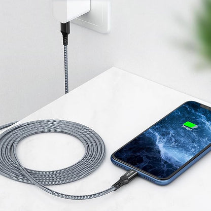 USB A to USB C Cable 10 ft,Type C Charger Cord Fast Charging 10FT 2Pack,for Samsung Galaxy S10/S9/S8/s7/ Note/9/8 for Kindle Fire for iPhone 15/16 Series USBC Phone