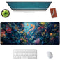 Mounidso Botanical Mushroom Large Mouse Pad, Gaming Mouse Pad, Keyboard Mat, Non-Slip Rubber Base, Office Accessories, Desk Mat, MousePads for School, Work, Home Decor Gifts 31.5" x 11.8"