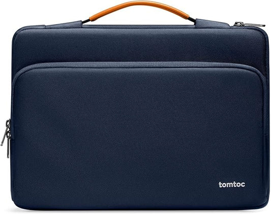 tomtoc 360 Protective Laptop Carrying Case compatible with 14-inch MacBook Pro M4/M3/M2/M1 Pro/Max 2024-2021, 12.9-13 Inch iPad Pro/Air, Water-Resistant MacBook Accessory Bag Sleeve