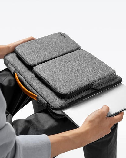 tomtoc 360 Protective Laptop Sleeve for 2026 14-inch MacBook Pro M5/M4/M3/M2 Pro/Max A3426 A3434 A3401 2026-2021, 13.5-14.4 Inch Surface Laptop 7/6/5/Studio 2/1, Water-Resistant Carrying Case