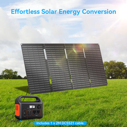 Ecosonique 60W Portable Foldable Solar Panels Charger with USB-C USB-A DC