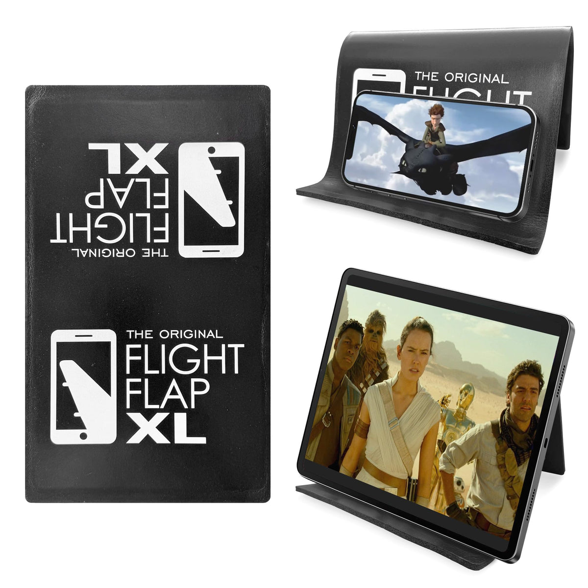 Flight Flap Airplane Phone Holder - Foldable Phone Stand for Plane Travel