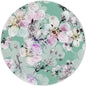 ITNRSIIET Round Mouse Pad with Stitched Edge Premium-Textured Waterproof Non-Slip Rubber Base Desktop Protection Mat Diameter 8.7 inches, Beautiful Flower Art