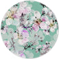 ITNRSIIET Round Mouse Pad with Stitched Edge Premium-Textured Waterproof Non-Slip Rubber Base Desktop Protection Mat Diameter 8.7 inches, Rose Gold Marbling