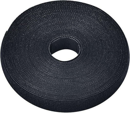 Pasow fastening tape Cable Tie Double Side Nylon Power Wire Management 3/4Inch 1 Roll Hook (10 Yards, Style 2)