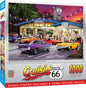 MasterPieces - 1000 Piece Jigsaw Puzzle, Route 66 Pitstop, Fun for Adults, Family, Kids, 19.25" x 26.75"