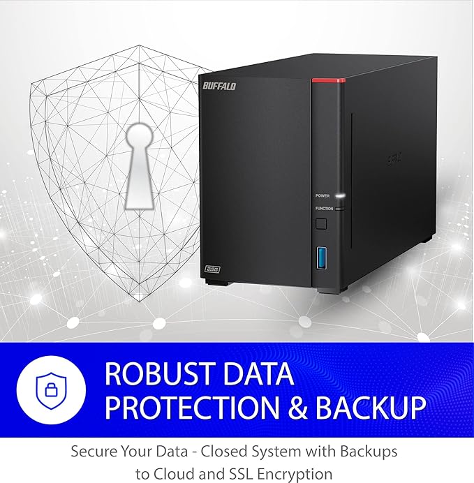 BUFFALO LinkStation SoHo 720 2-Bay Professional Office NAS 4TB (2x2TB) with Hard Drives Included