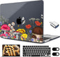 MEEgoodo for M4/M3/M2 MacBook Air 15.3 inch Case 2025 2024 2023, Case Fit Model (A3241/A3114/A2941) for MacBook Air 15 inch, Laptop Hard Shell with Keyboard Cover, Forest of Mushrooms