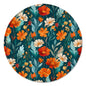 ITNRSIIET Round Mouse Pad with Stitched Edge Premium-Textured Waterproof Non-Slip Rubber Base Desktop Protection Mat Diameter 8.7 inches, Rose Gold Marbling