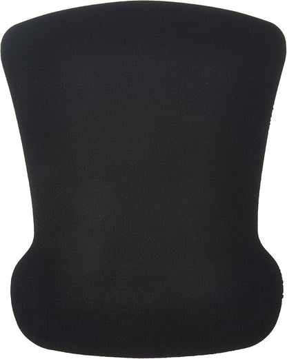 Amazon Basics Rectangular Gel Computer Mouse Pad with Wrist Support Rest, Small, Pack of 20, Black