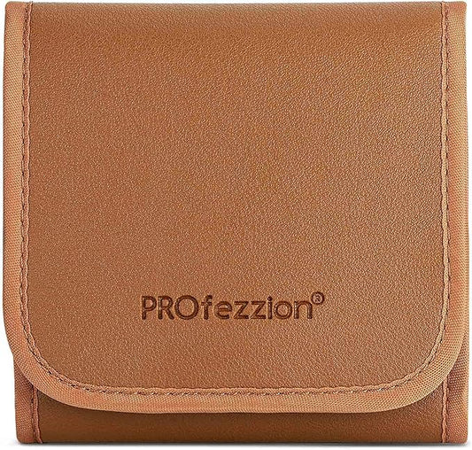 PROfezzion 3-Pocket Filter Pouch Case for Camera Lens Filter up to 82mm