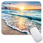 Armanza Square Mouse Pad Apricot Flower, Personalized Premium-Textured Custom Mouse Mat Design, Washable Mousepad Cloth, Non-Slip Rubber Base Computer Mouse Pads for Wireless Mouse