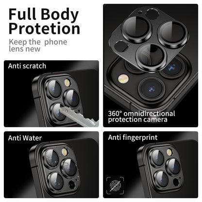 Mansoorr Camera Lens Protector for iPhone 14 Pro / iPhone 14 Pro Max, Alloy Metal Camera Cover with Tempered Glass Screen Protector Accessories,Case Friendly,Scratch Resistant,Easy to Install - Space