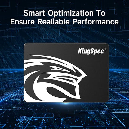 KingSpec 4TB 2.5 SSD SATA III Internal - 550MB/s Read, 520MB/s Write with 3D NAND Flash, for Laptop & Desktop PC Upgrade