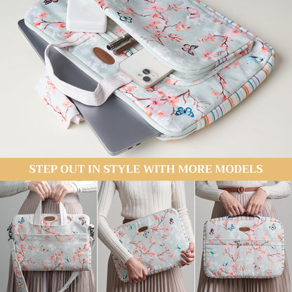 Maison d' Hermine Laptop Bag with Front Pocket Upto 15.5 inch Laptop Tablet