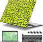 for MacBook Pro 16 inch Case 2019 2020 Release Model A2141, Plastic Hard Shell Cover with Keyboard Cover for MacBook Pro 16 inch with Touch Bar & Touch ID, Distorted Emoticon