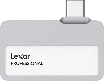 Lexar 2TB Professional Go Portable SSD, Supports Apple 4K 60fps ProRes, Up to 1050MB/s, USB 3.2 Gen 2, Rugged, IP65, Ultracompact, Compatible w/iPhone 15/16 (Not 17), External SSD (LSL400X002T-RNSNU)