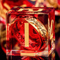 Magic Golden Ring DND Dice Set Sharp Edge Red Resin Dice with Box, for use with Dungeons Dragon RPG D&D Tabletop Games Lord D and D Polyhedral Dice Set