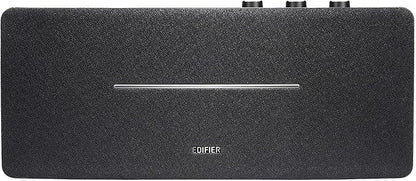 Edifier D12 Integrated Desktop Computer Speakers with Bluetooth 5.0, Wireless Stereo Tabletop Speaker 70 Watts RMS with Subwoofer Line Out, RCA, Aux Input for PC Monitor Laptop - Wooden Enclosure