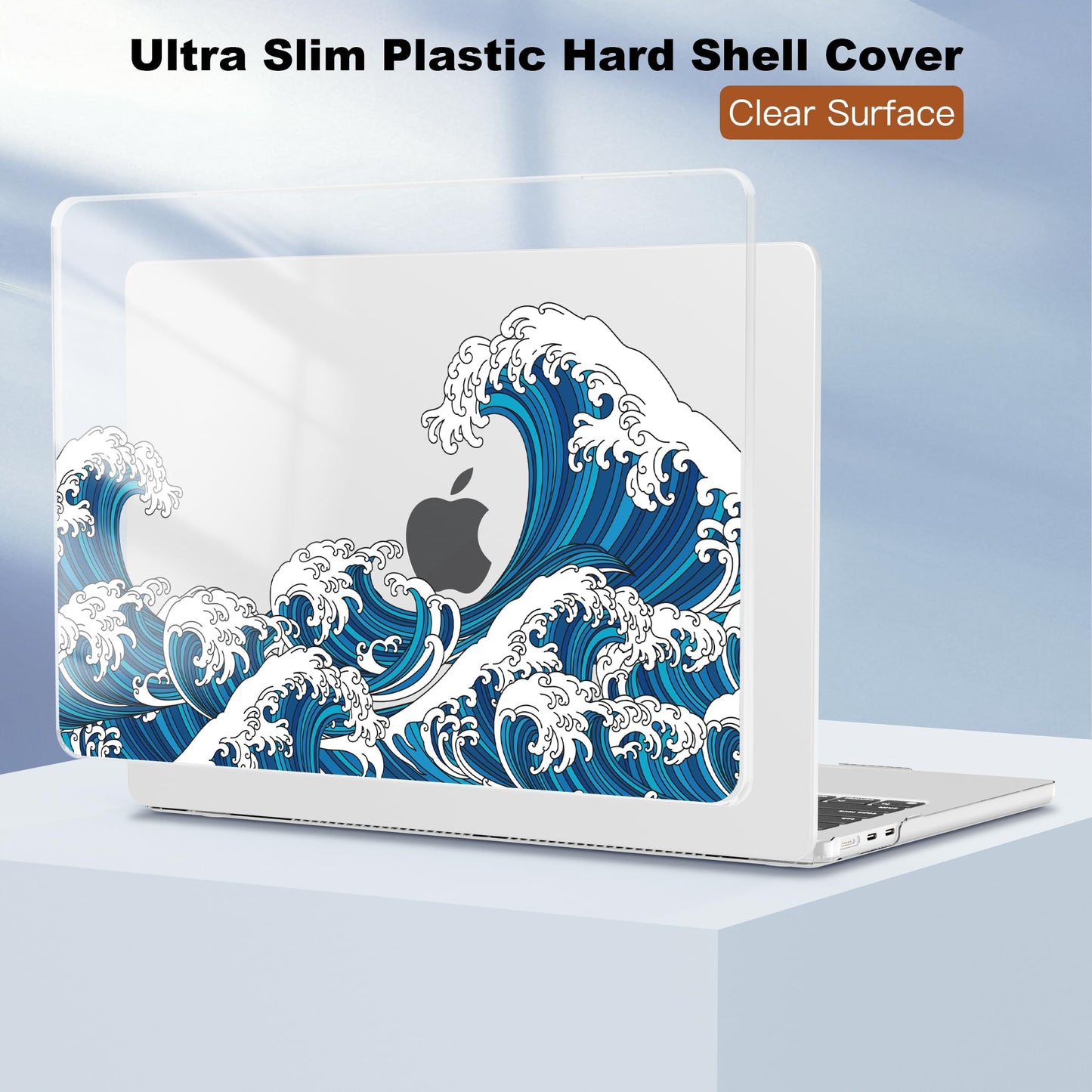 CISSOOK Compatible with MacBook Air 13.6 inch Case M2 M3 M4 M5 Ocean