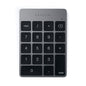 Satechi Slim Aluminum Bluetooth Keypad, 18-Key Number Pad, Space Gray