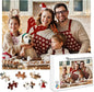 Custom Puzzle 120/200/300/500/1000/1500 Pieces, Personalized Puzzle from Your Own Photos, Customized Picture Jigsaw Puzzle Gift for Christmas Wedding Birthday Family