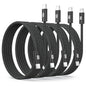 USB C to USB C Charging Cable, 100W Fast Charging [6.6ft, 4-Pack] Type C Charger Cord,Braided USBC Phone Charger Cable for iPhone 17 16 15 Pro Max/Samsung S25 S24/MacBook Pro/Air,iPad,Pixel,PS5,Switch