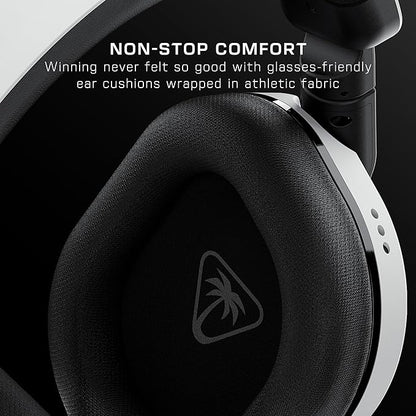 Turtle Beach Stealth 600 Wireless Multiplatform Amplified Gaming Headset for Xbox Series X|S, Xbox One, PC, PS5, PS4, & Mobile – Bluetooth, 80-Hr Battery, Noise-Cancelling Mic – White