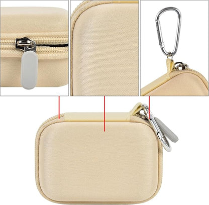 Portable Charger Power Bank Case for Swyop/for Feob/for Charmast/for JEJILL/for LanLuk/for VEGER/for iWALK/for Taegila/for Kuulaa and More Small Charging Battery Pack - Bag Only (Beige)
