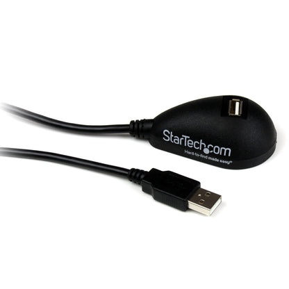 StarTech 5ft USB 2.0 Extension Cable, USB-A M/F (USBEXTAA5DSK)
