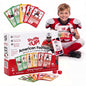 Shuffle Up Football Game - 70+ Fitness Cards, Training Equipment Kids Gift