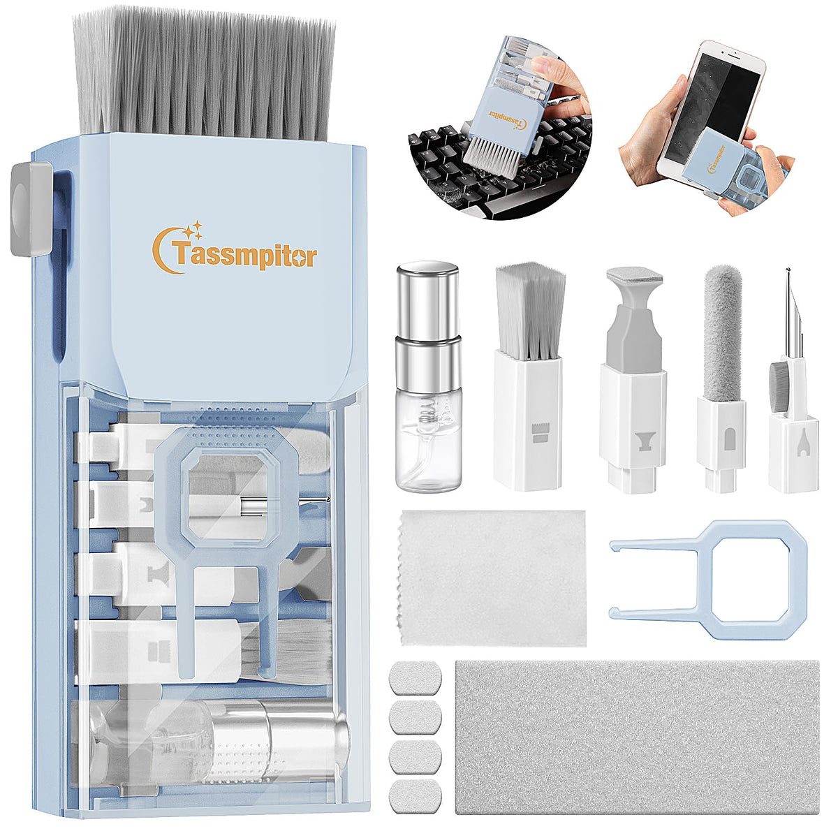 Keyboard Cleaner & Laptop Cleaning Kit for Computer Screen, SkyBlue