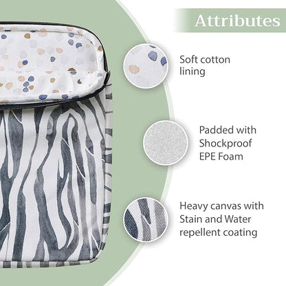 Maison d'Hermine Laptop bag with front pocket Stain and water repellent Cotton canvas