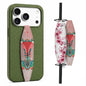 Switchbands Animal Print Phone Grip Strap – Reversible Elastic Strap, Drop Protection, Adhesive-Free, Arthritis Friendly, Wireless Charging Compatible, Universal Fit – Leopard & Pink Tie dye