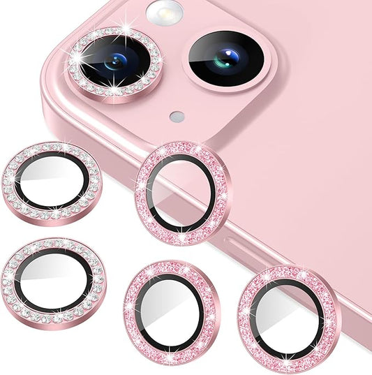 AGVEE 3+3 6 Pack for iPhone 15/15 Plus Camera Lens Protector Cover