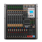 TKLBLS 4 Channel Audio Mixer for Home Audio, Sound Mixer Board with USB Interface, 99 DSP Effects, 48V Phantom Power, XLR Inputs for Karaoke, Recording