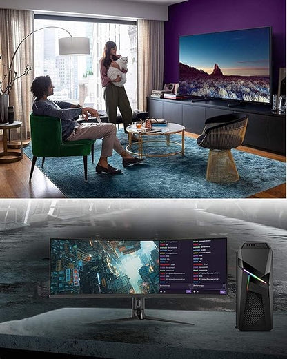 10K 8K 4K HDMI Cable 48Gbps 8 FT, Certified Ultra High Speed HDMI® Cable 4K 240Hz 144Hz 120Hz 8K60Hz 0.01ms HDR10+ eARC HDCP2.3 Netflix Roku TV PC Monitor Projector PS5 X-Box