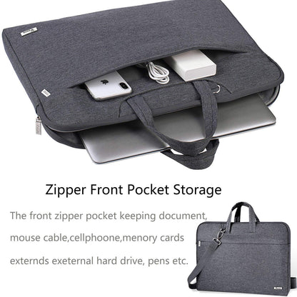 Voova 13.3-13 Inch Laptop Sleeve with Handle, MacBook Sleeve, Gray