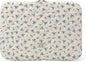 Puffy Laptop Sleeve 13-15.6 Inch Cute Quilted Laptop Protective Case Padded Floral Computer Sleeve for MacBook (A-Light Blue, 13 Inch)