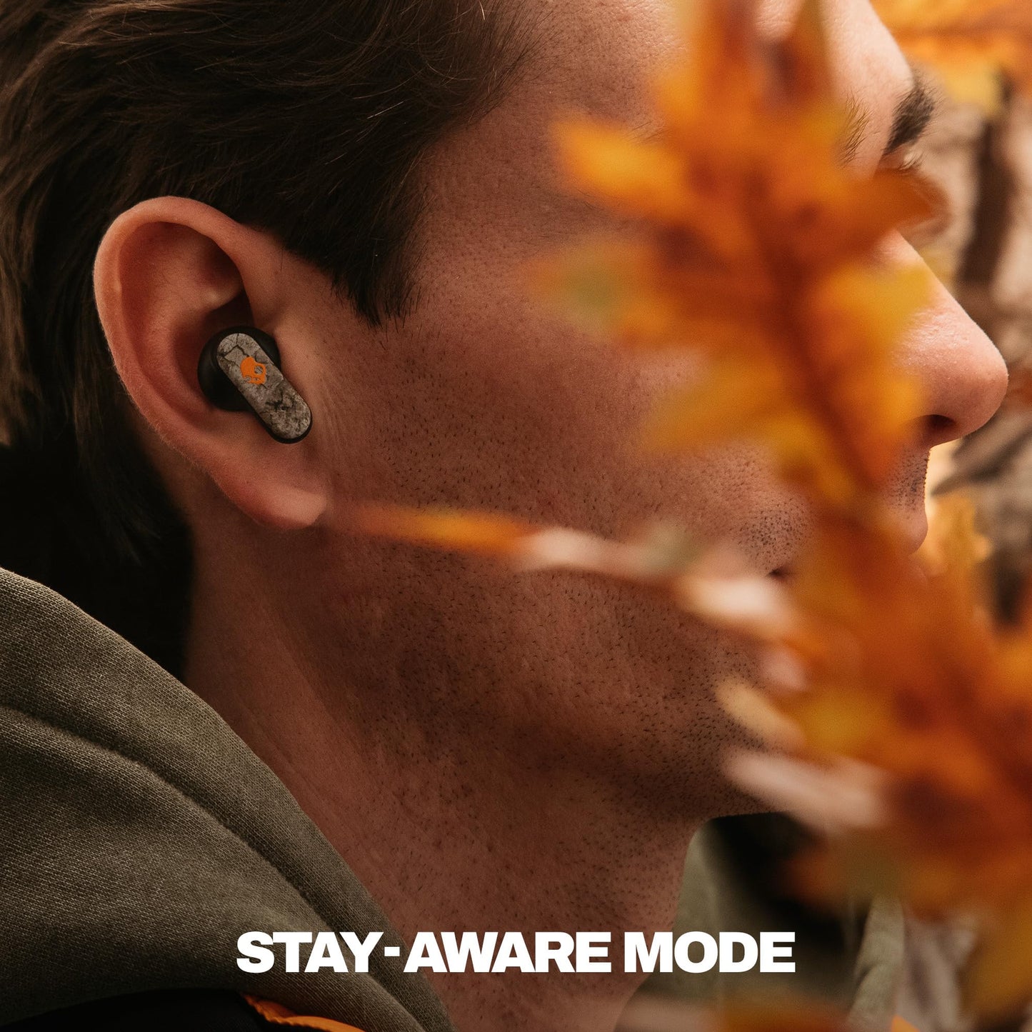 Skullcandy Dime Evo Wireless Earbuds with Clip-Anywhere Case - Realtree APX