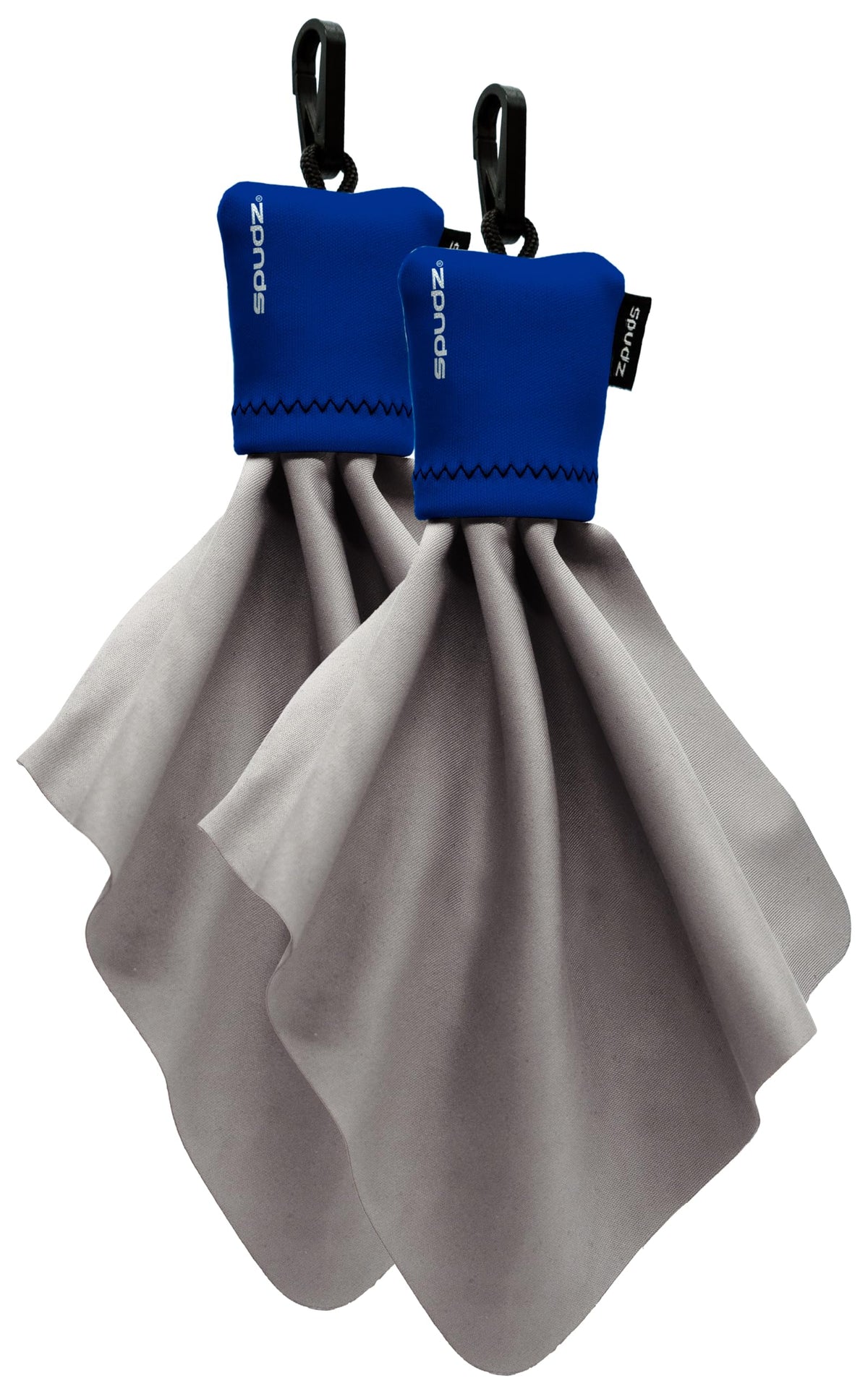 SPUDZ Classic Microfiber Lens Cleaner – Clip-On Pouch, Washable – for Binoculars, Scopes, Glasses, Screens | Classic | Fish Assort, 6 x 6 Inch