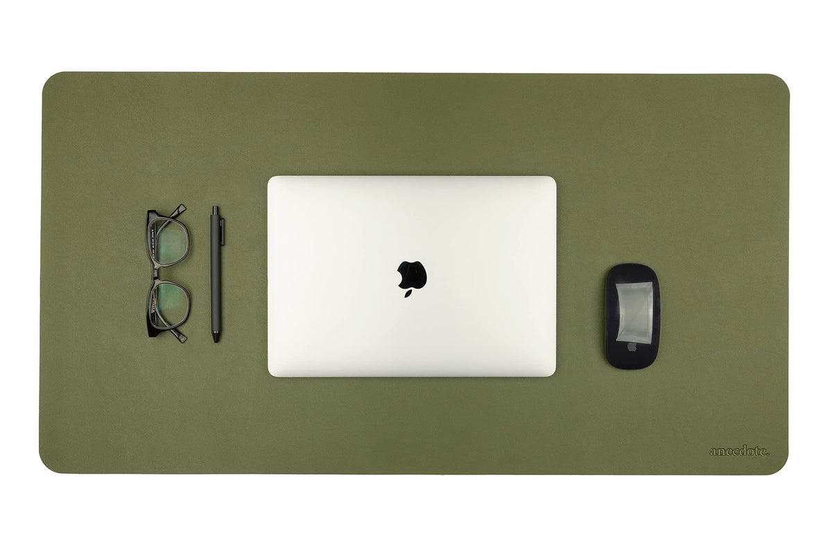 Anecdote Office Desk Pad Mat, Large Keyboard & Mouse Pad, Home Desk Blotter