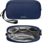 tomtoc Electronics Organizer Travel Case, Water Resistant Travel Bag Cable Organizer for Essentials, Tech Pouch Accessories Carry Storage for Cord, Phone, Cables, Airpods, USB Flash Drive, Daily Items